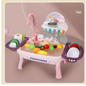 اسباب بازی سینک ظرفشویی پایه دار کودک Fun Kitchen Sink_اسباب بازی لوازم آشپزخانه